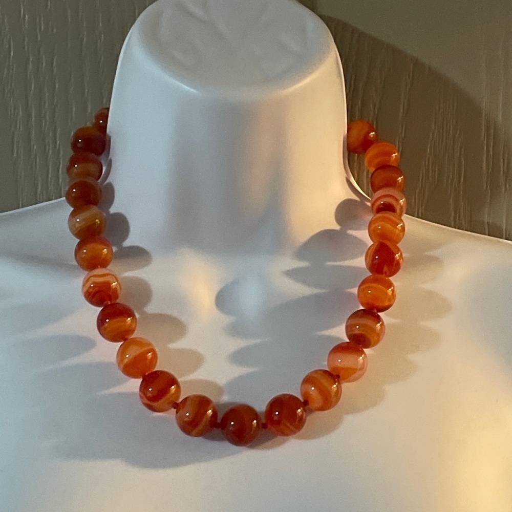 Tiffany & Co. Paloma Picasso Beaded Necklace 925 sterling silver agate